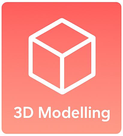 3D Modelling Icon